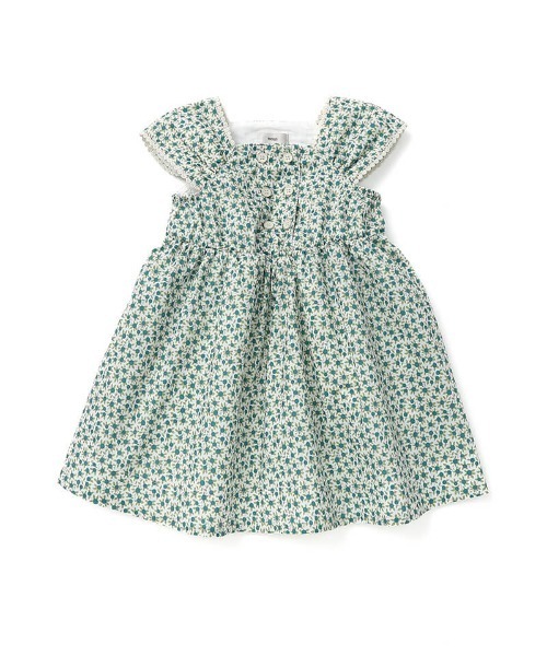 「n.o.u.s」 「KIDS」ノースリーブワンピース 110cm グリーン キッズ_画像4