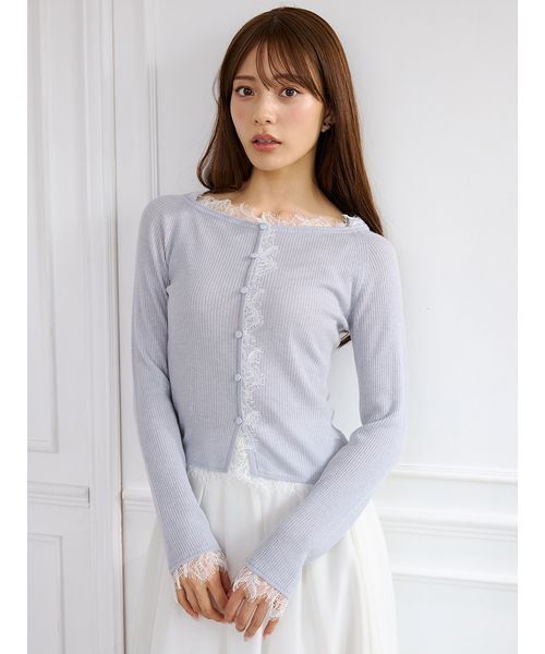 CELFORD（セルフォード） ニット セーター レーストリムニットプル