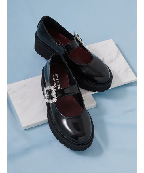 シューズ 「L.B CANDY STOCK」 バックルメリージェーン レディース
