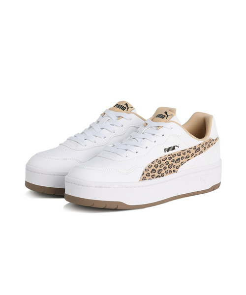 「PUMA」 ローカットスニーカー 25.0cm ホワイト系その他 レディース_画像4