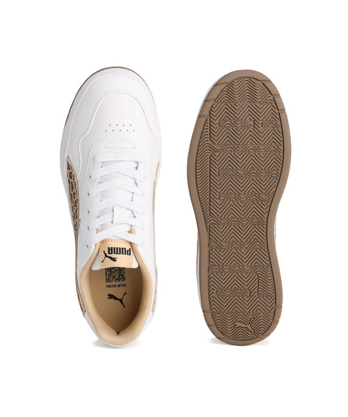 「PUMA」 ローカットスニーカー 25.0cm ホワイト系その他 レディース_画像7