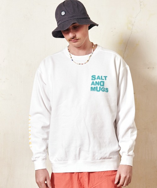 SALT&MUGS トレーナー スウェット Tropical Crew Swt メンズ  
