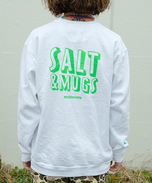 SALT&MUGS tropical crew swt XLサイズ SALT&MUGS トレーナー スウェット Tropical Crew Swt メンズ