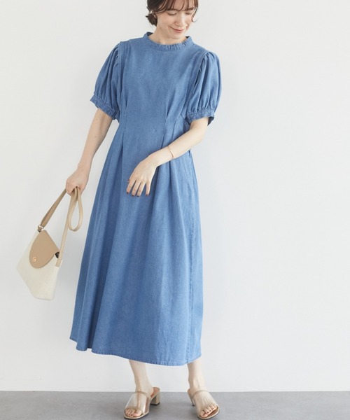 ワンピース Elencare Due デニムタックワンピース Zozotown Yahoo 店 通販 Yahoo ショッピング
