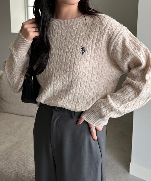 U.S. POLO ASSN.（ユーエスポロアッスン） ニット セーター RANAN