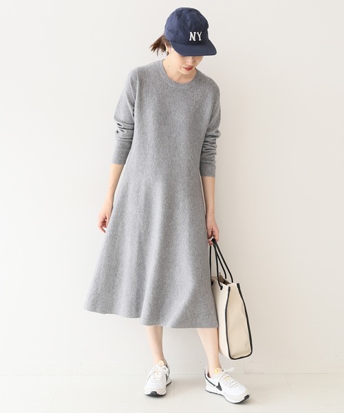 新品タグ付き　SLOBE IENA 22AW ウォッシャブルフレアワンピース ウォッシャブルフレアワンピース | スローブ イエナ(SLOBE IENA