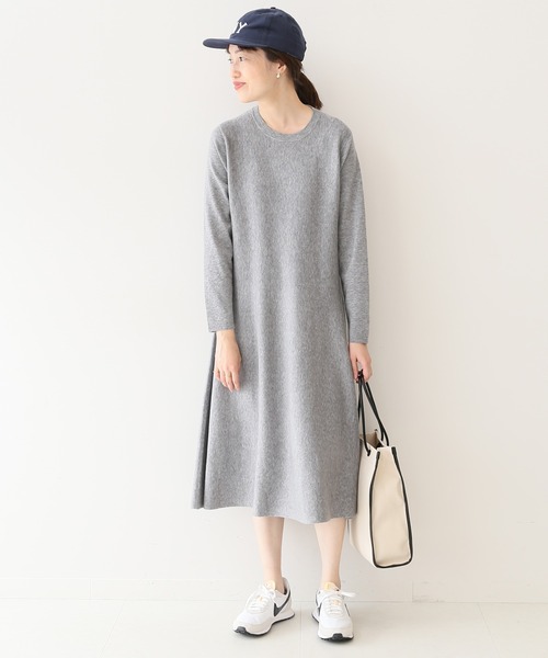 SLOBE IENA（スローブイエナ） ワンピース ウォッシャブルフレアニット