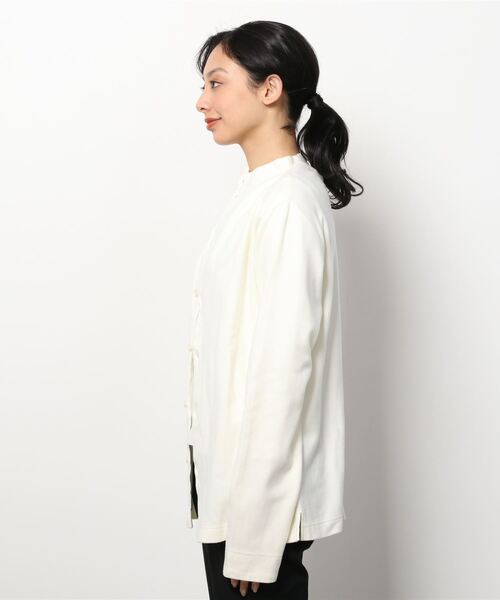 vent blanc カーディガン ventblanc:ストレッチ起毛2WAY