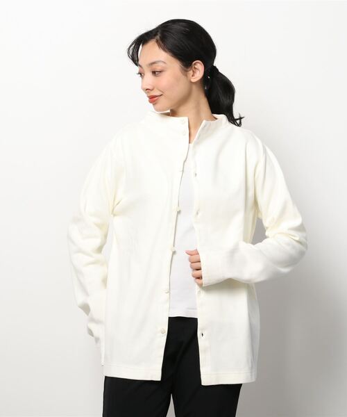 カーディガン ventblanc:ストレッチ起毛2WAY カーディガン レディース vent blanc カーディガン ventblanc:ストレッチ起毛2WAY