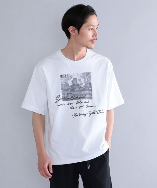 SHIPS（シップス） tシャツ Tシャツ SHIPS: LIFE MAGAZINE フォト