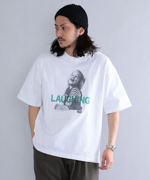 SHIPS（シップス） tシャツ Tシャツ SHIPS: LIFE MAGAZINE フォト