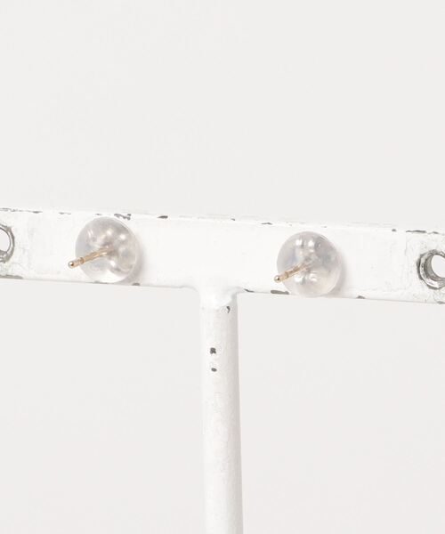ピアス 「les bon bon」two diamond pierce BOB200 レディースの画像