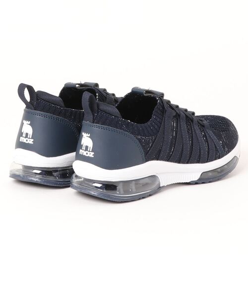 moz（モズ） スニーカー 厚底エアークッションバンジーレース
