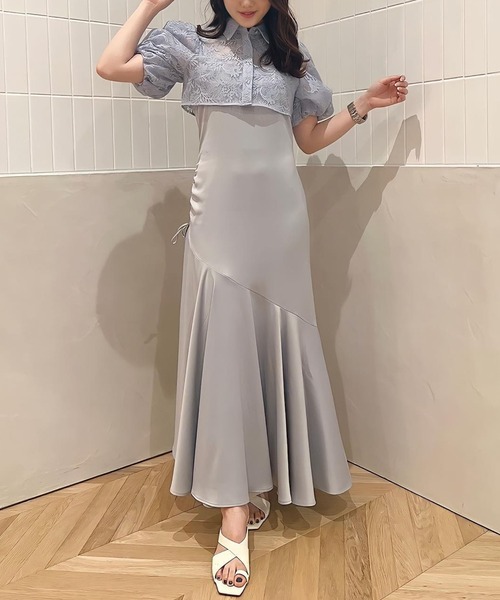 EIMY ISTOIRE（エイミーイストワール） ワンピース 半袖 レース 