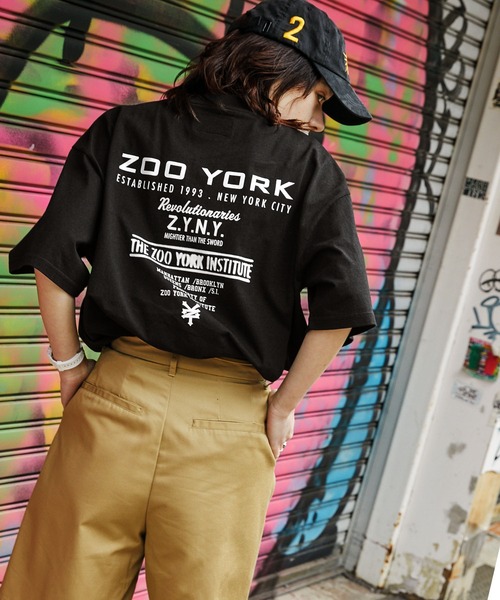 ZOO YORK（ズーヨーク） tシャツ 別注 ラバープリント ビッグ