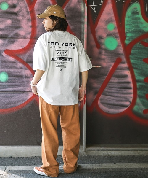 ZOO YORK tシャツ YORK/ズーヨーク 別注 ラバープリント ビッグ