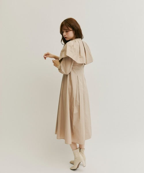 Olu. ワンピース 3wayケープロングワンピース : ZOZOTOWN Yahoo