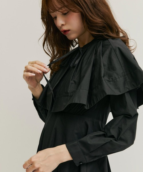 ケープ袖ワンピース STYLE DELI｜ケープワンピース | Rakuten Fashion(楽天