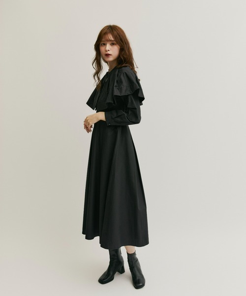専用 極美品 カオス 24SS ロングワンピース ラップ ブラック 専用 極美品 カオス 24SS ロングワンピース ラップ ブラック（51