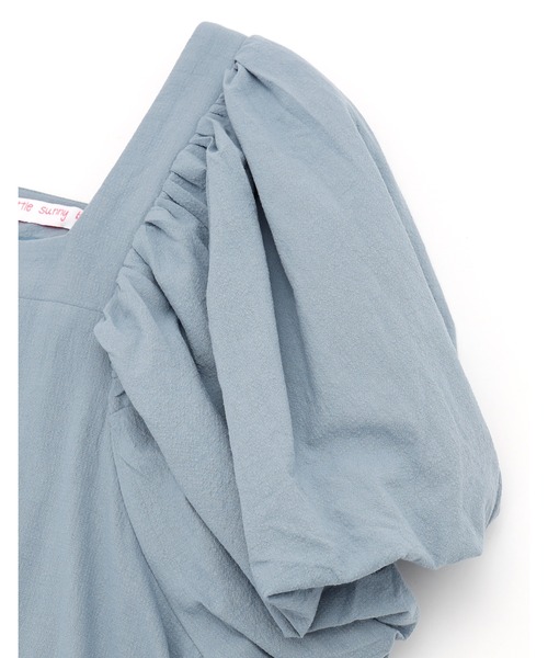 Little sunny bite ドレス puff sleeve long dress : ZOZOTOWN