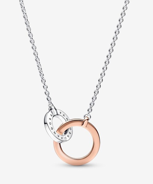 PANDORA ネックレス Pandora Signature ツートーン ダブル