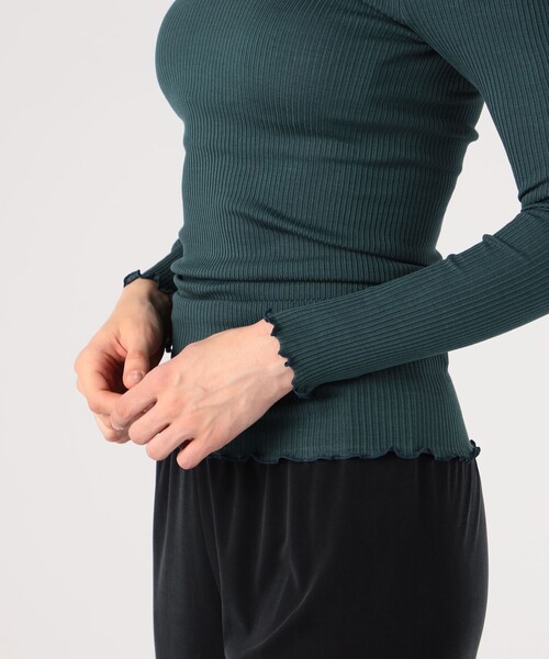 トップス HAKUJI Supima silk Long-sleeve Pullover HAKUJI tシャツ Tシャツ SUPIMA SILK LONG レディース