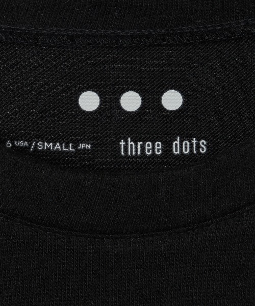 トレーナー スウェット ブラッシュド シンプルクルーネックセーター レディース three dots トレーナー スウェット ブラッシュド シンプルクルー