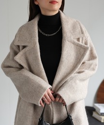 ミドル丈　シャギーピーコート ミドル丈 シャギーピーコート（ピーコート）｜sakishimatokyo