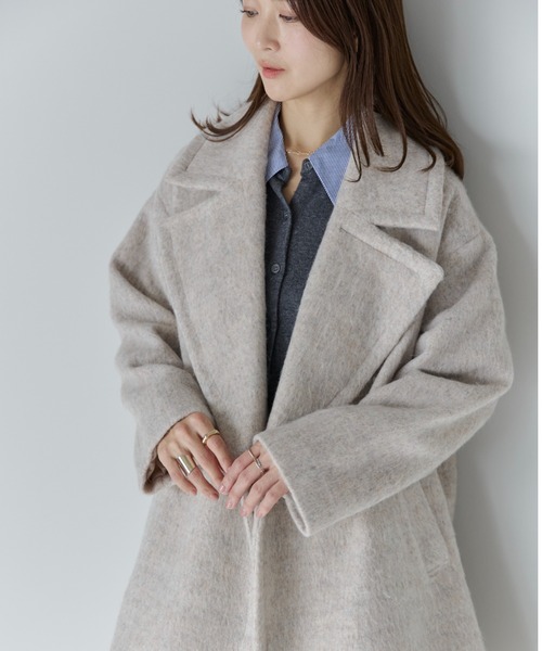 23区✳︎ループカットシャギーピーコート Oggi1月号掲載】ループカット