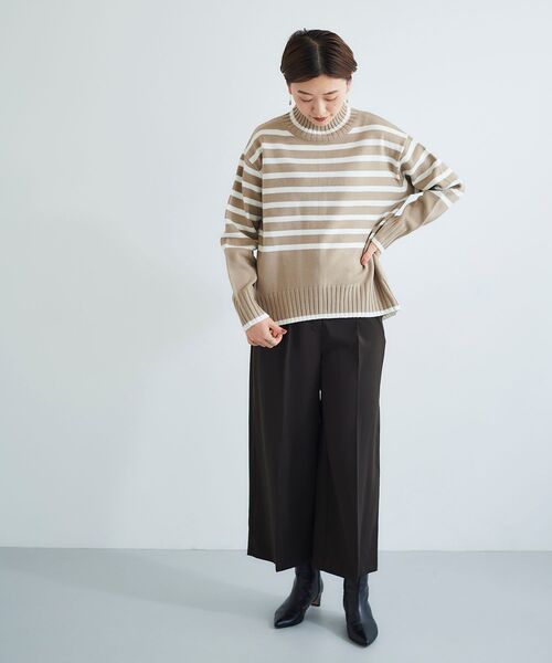 le.coeur blanc（ルクールブラン） ニット セーター ボーダー