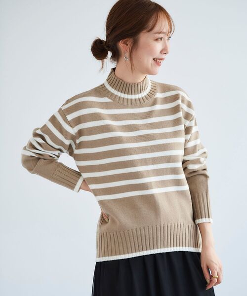 le.coeur blanc（ルクールブラン） ニット セーター ボーダー