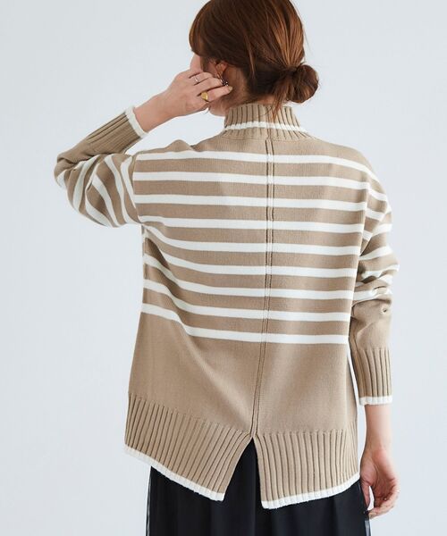 le.coeur blanc（ルクールブラン） ニット セーター ボーダー