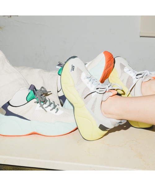 STEVE MADDEN スニーカー 厚底デザインスニーカー/STEVE BOUNCE