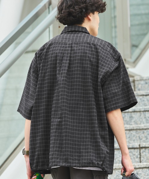 yuriMHLのシャツその他3点 SHIPS any シャツ any: LIM BLESS ソリッド / ストライプ バンドカラー