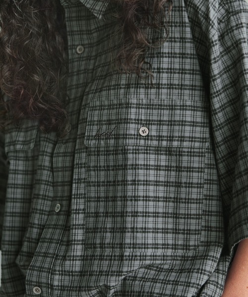 シャツ HUECLOSET Vintage Oversized Fit Check Shirt 25KERO207 ZW COLLECTION OVERSIZED CHECK OVERSHIRT - Pastel pink | ZARA