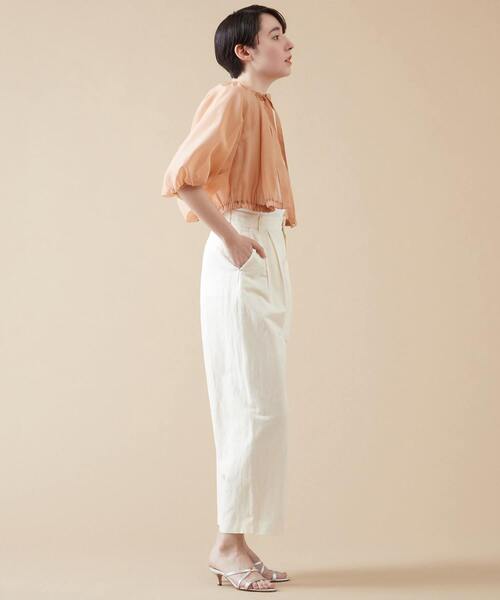 martinique ブラウス シャツ 2WAYクロップドブラウス レディース