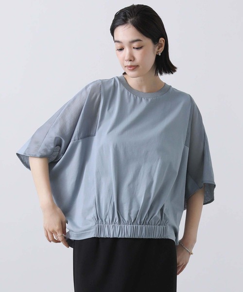 【新品】定価24,200円　レリアン　ドルマンtシャツ　エメラルドグリーン13＋ ドライTシャツ 00300－ACT 025 グリーン 3L～5L