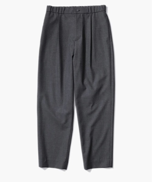 スラックス ATON (エイトン)WOOL TROPICAL | TAPERED EASY PANTS 