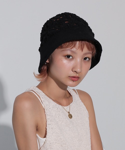 Slider Store 編み込みハット 全4色【FLUTTER/フラッター】2024SS「Knit Bucket Hat/ニット