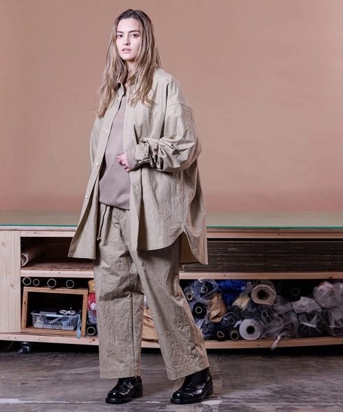 ヴァジーラントモンPOPLIN OVERDYED EASY パンツ 楽天市場】【LINE登録で500円オフクーポン】 vas-y Lentement
