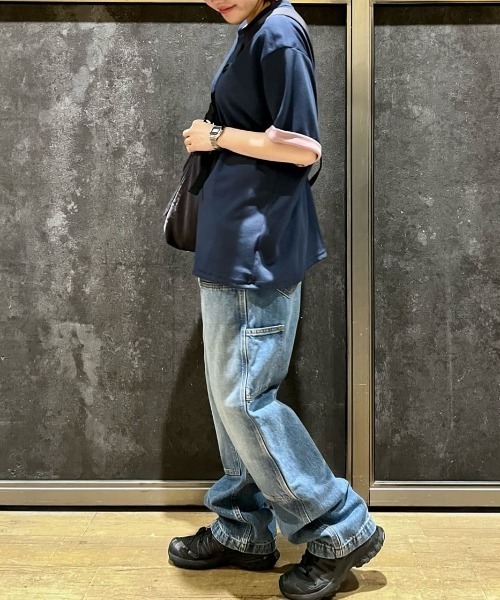 LEJ570!リーバイス★濃紺　W36◎立体裁断ルーズストレートデニム★ Levi's（リーバイス） ジーンズ 「Levi's」「WORKWEAR」ルーズ