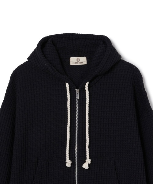 パーカー SEAGREEN(シーグリーン)BIG WAFFLE HOODIE レディース SEAGREEN パーカー SEAGREEN(シーグリーン) BIG WAFFLE HOODIE