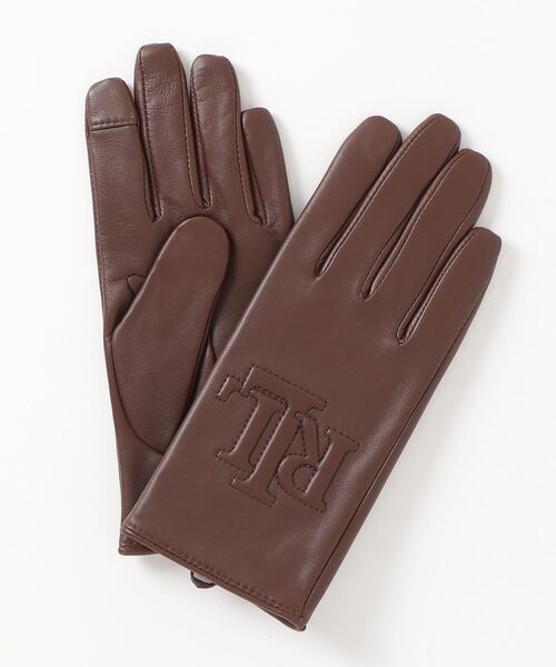 LAUREN RALPH LAUREN（ローレン ラルフローレン） 手袋 ロゴエンボスド