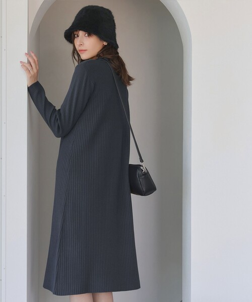 ワンピース Tia Tiaclasse ワンピース リブ切替ニットワンピース : ZOZOTOWN
