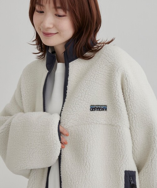 ✨12/31迄お値下げ中✨異素材コンビスタンドボアブルゾン 新品未