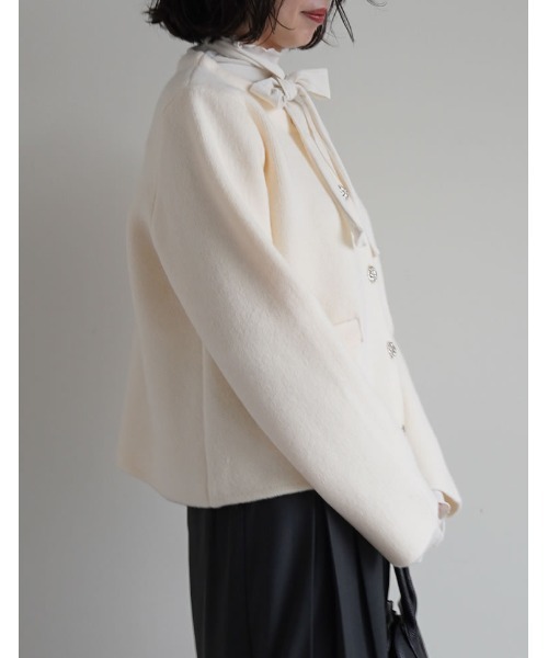 Re:EDIT（リエディ） ジャケット ノーカラージャケット 「2025AW