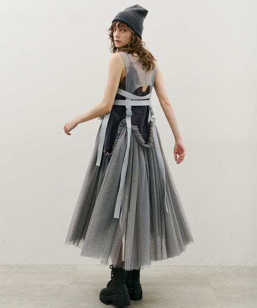 661＊定価2.8万　MAISON SPECIAL　バックチュールジレ　Fサイズ J1U by LA BELLE ETUDE ベスト ジレ バックルデザインチュール