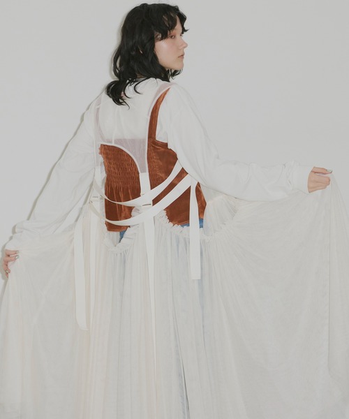 J1U by LA BELLE ETUDE バックルデザインチュールジレ J1U by LA BELLE ETUDE】バックルデザインチュールジレ – LA