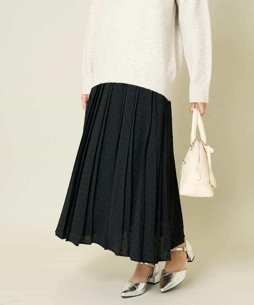 a.v.v スカート ドットプリーツスカート : ZOZOTOWN Yahoo!店
