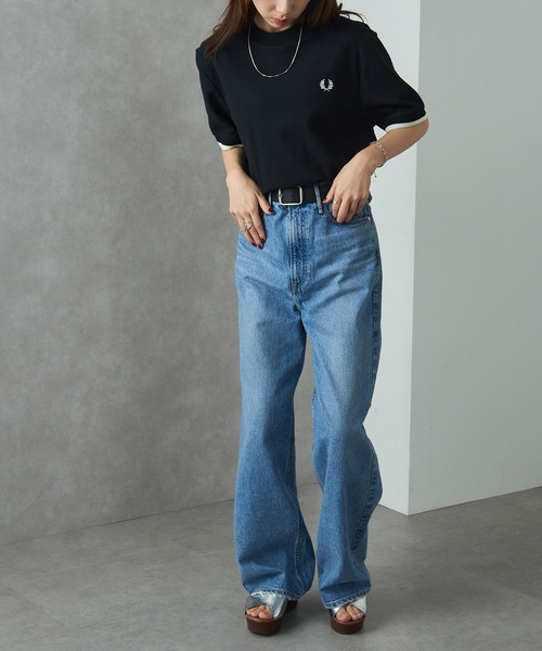 tシャツ 「FRED PERRY」TIPPED CUFF PIQUE SHIRT M4654 レディース メンズ SALE】フレッドペリー FRED PERRY ティップド カフ ピケシャツ